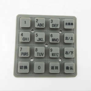 4x4 Matrix 16 Key <strong>Membrane</strong> Switch silicone rubber <strong>Keypad</strong> - Product Image 3