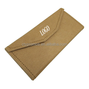 Tùy Chỉnh Logo Giá Rẻ Sinh Thái Thân Thiện Gấp Kraft Giấy Kính Trường Hợp Tam Giác Kính Râm Trường Hợp - Product Image 4