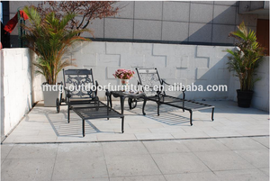 Outdoor ligstoel aluminium zon strand Sienna enkele chaise lounge - Product Image 2