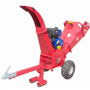 Cortador de madeira sinolink 13.5hp atv, máquina chipper para jardim, gasolina, madeira, trator atv, máquina de chipper de madeira