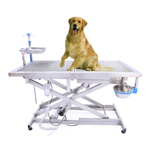 Toptan kaliteli elektrikli kaldırma cerrahi tıbbi evcil hayvan veteriner ameliyat masası