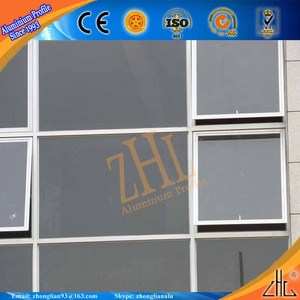 fenêtre jalousie., clôture en aluminium fenêtres rideau de porte coulissante en aluminium plat types de portes et fenêtres - Product Image 1