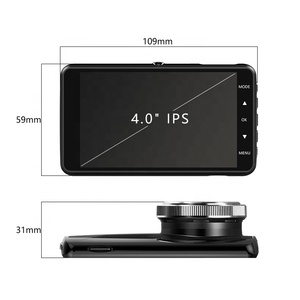Privato Cassa del Metallo 4 pollici IPS Schermo FHD Dashcam Reale 1080 P Del Veicolo Viaggio Scatola Nera <span class=keywords><strong>Super</strong></span> Night Vision Car viaggiare <span class=keywords><strong>DVR</strong></span> - Product Image 4