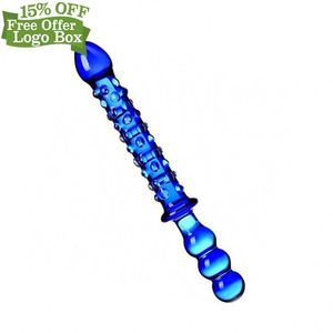 Gratis Custom Box - Real Touch Gevoel Crystal Grote Pyrex Glas Dildo Voor Dame Vrouwen Met China Fabriek Lage Prijs - Product Image 5