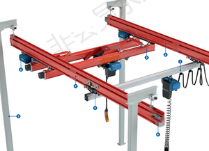250kg <strong>Overhead</strong> <strong>Crane</strong> Construction Kit <strong>Workshop</strong> <strong>Bridge</strong> <strong>Cranes</strong> Light <strong>Crane</strong> System - Product Image 4