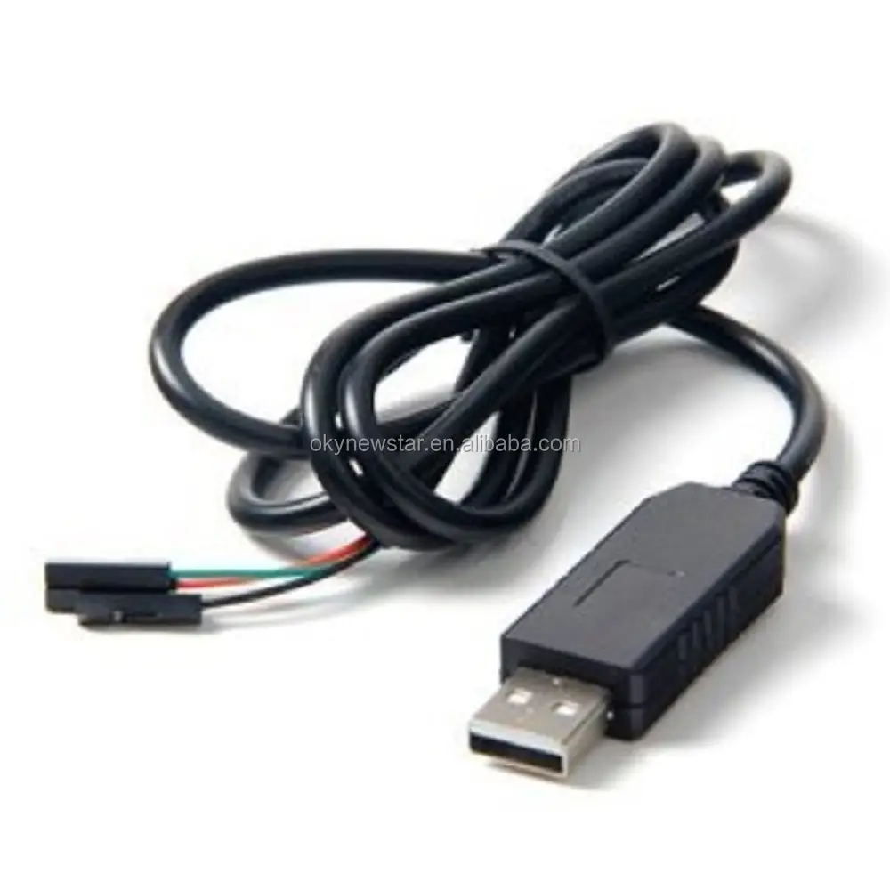 Okystar OEM/ODM USB untuk RS232 Converter Usb untuk TTL UART Serial Kabel PL2303HX