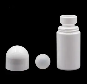 1Oz Bianco 30ml deodorante roll on bottiglia per con protezione rotonda