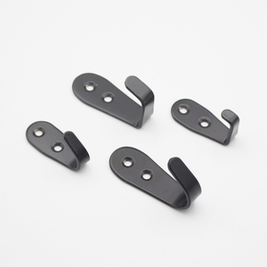 Extra Strong Eco-Friendly Classic Stainless Steel <strong>Black</strong> Coat <strong>Hook</strong> Wall Mounted for Key <strong>Towel</strong> Bags Cup Hat - Product Image 1