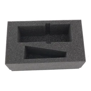 Box Insert Foam Custom Die Cut Box Packing Foam For Camera Foam Insert Shock Absorbing Pu Sponge Products Packing Custom Shape 18-25KG/M3 500pcs