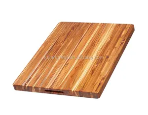 Papan Potong Kayu Bambu Tabla De Cortar, Papan Talenan Kayu Jati Persegi Panjang