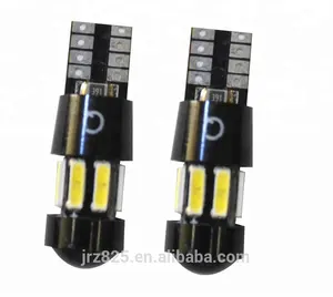 W5W T10 Canbus 10 smd 7014 светодиод 10SMD 194 168 501 хорошее качество светодиод для освещения автомобиля 6500K холодный белый DC 12V