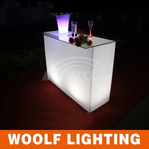 de bar <span class=keywords><strong>discoteca</strong></span> utiliza resplandor rectángulo de plástico led tabla de <span class=keywords><strong>la</strong></span> <span class=keywords><strong>barra</strong></span> - Product Image 1