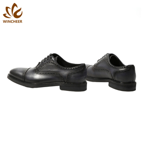 Scarpe da <span class=keywords><strong>uomo</strong></span> in vera pelle formale da <span class=keywords><strong>uomo</strong></span> marrone con lacci morbidi all'ingrosso di vendita calda - Product Image 6