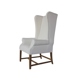 Stile semplice ristorante reclinabile sedia ad ala con rivestimento in velluto resistente caratteristica per il tempo libero presa di fabbrica per l'applicazione da pranzo - Product Image 3