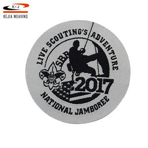 Corte ultrasónico diseño todo tipo de sombrero tamaño estándar tejida personalizado parche con merrow frontera - Product Image 4