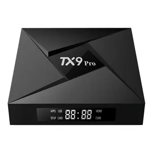 Caja android tv TX9 pro s912 con firmware personalizado, 3GB DDR3, 32GB de ROM, lanzador personalizado, 2,4 ghz, wifi 5Ghz