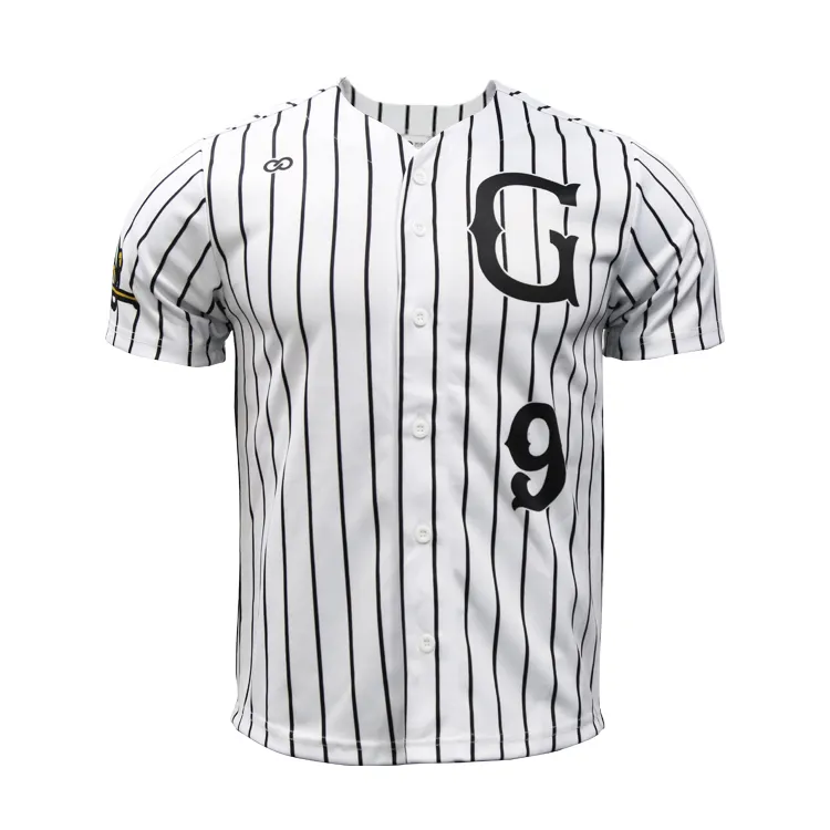 100% polyester groothandel sport kleding team baseball wear shirt streep custom honkbal jerseys