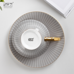 Antico arabo bianco bar tazze <span class=keywords><strong>da</strong></span> tè e piattini set di caffè espresso in ceramica vintage custom eco hotel ristorante logo
