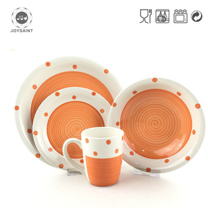 Venta caliente pintado a mano de color esmalte de cerámica <span class=keywords><strong>vajilla</strong></span> de <span class=keywords><strong>gres</strong></span> - Product Image 5