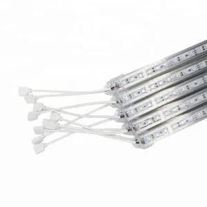 12v 24v 5050 RGB Color Smd led light strip with Aluminum Profile and Plastic Cover