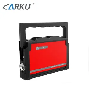 CARKU jumpstarters com LiFePO4 12V à prova d' água 16000mah portátil bateria para a gasolina e diesel carro