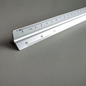Reglas de <span class=keywords><strong>escala</strong></span> Triangular de aluminio de 30cm con logotipo personalizado - Product Image 4
