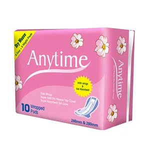 SN2471 Cotone Assorbente Igienico Lady Pad Produttore Prezzo All'ingrosso OEM Brand Name Donne Asciugamano Tutte Le Dimensioni