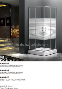 Piedra Artificial bandeja 3 panel pivote <span class=keywords><strong>ducha</strong></span> corredera puerta de cristal con <span class=keywords><strong>accesorios</strong></span> - Product Image 4
