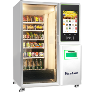 Trái Cây Tươi Snack Uống Đa Sản Phẩm Kết Hợp Máy Bán Hàng Tự Động Với Thang Máy - Product Image 1