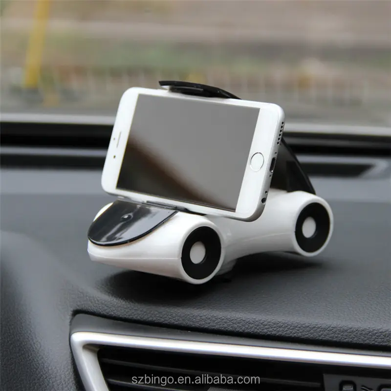 Phổ 360 Degrees Điện Thoại Xe Núi Dashboard Đứng Xe Shaped GPS Cradle Chủ cho Điện Thoại Thông Minh