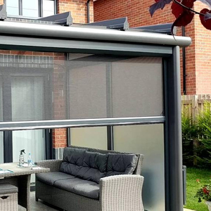 Motorized Retractable Large Openings Outdoor <strong>Patio</strong> <strong>Screens</strong> - Product Image 4