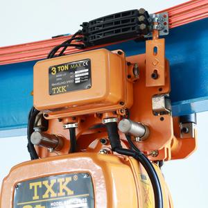 Produsen Cina Merek TXK Derek Rantai Listrik 3 Ton dengan Troli Motor Listrik - Product Image 3