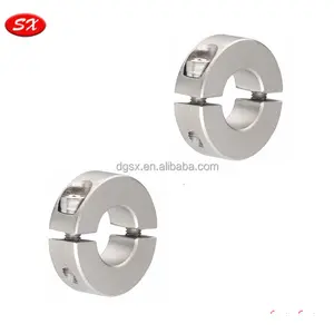 Customized Stainless Steel Aluminum Shaft Collars,Double Split Locking shaft collar