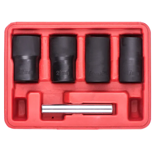 5pcs 1/2 "Usado Danificado Remoção de Nozes Torção Conjunto de Soquete (VT01846)