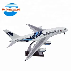 380 led plane plastic high simulation toy airplane model for kids