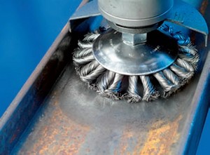 Spazzola a Filo Intrecciato in <span class=keywords><strong>Acciaio</strong></span> <span class=keywords><strong>Inox</strong></span> di Grado Industriale da 5 Pollici per Pulizia di Alta Qualità - Product Image 6