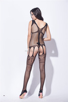 Lencería Transparente Negra Sexy para Chicas Modelos con Muestra Gratis