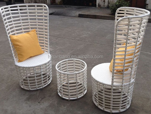 Tienda de café para restaurante, Patio marquesina de PVC de poliresina sintética blanca, muebles de exterior, filipinos, Manila - Product Image 4