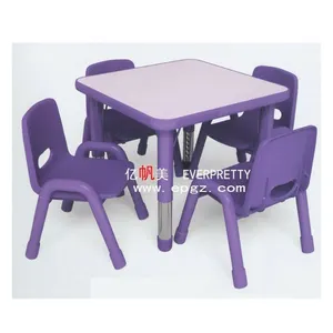 Kindergarten Furniture Children Wood Desk and Chairs For Preschool