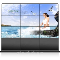 Monitor de Bisel Ultra Delgado, Pantalla LCD de 55 Pulgadas sin Costuras, Video Wall Full HD