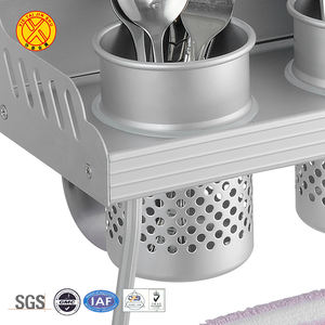 Estante de cocina de aluminio de almacenamiento montado en la pared personalizado de alta calidad - Product Image 4