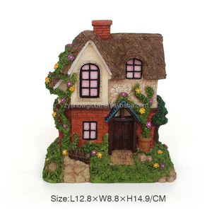 Regalo de recuerdo Casa de pueblo iluminada casa ornamentación - Product Image 3
