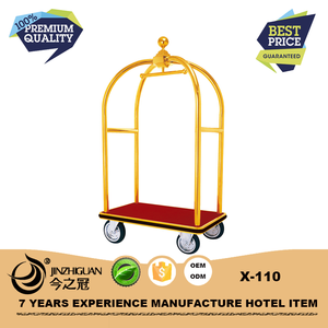 Hôtel classique concierge <span class=keywords><strong>chariot</strong></span> à cage, <span class=keywords><strong>chariot</strong></span> à bagages portable, Bellman (X-110) - Product Image 1