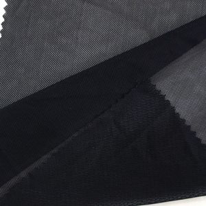 Đen Trong Suốt 94 Polyester 6 Spandex 4 Way Stretch Power Lưới Vải - Product Image 3