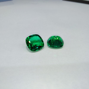 Starsgem <span class=keywords><strong>Colombian</strong></span> Emerald Saleための6 × 6ミリメートル0.85ct Synthetic Gemstone - Product Image 3