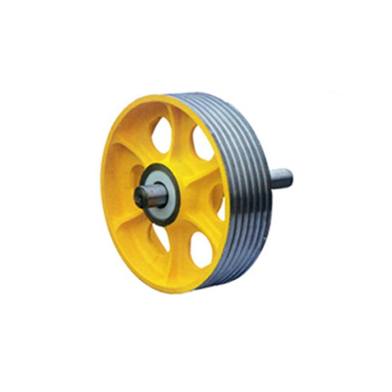Most effective wire rope drive pulley wheel elevator traction sheave