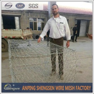 6 mt * 2 mt * 0,3 mt Hexagonal Matratze verzinkte gabion korb preise für verkauf - Product Image 4