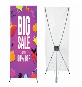 Di alta Qualità di Nuova Promozione Palo di Alluminio Singolo Lato Pubblicità Regolabile X banner Stand Display - Product Image 2