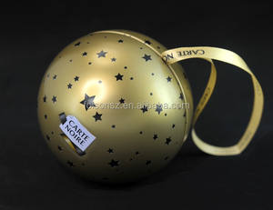 Boîtes cadeaux de boîte de bidon de boule de Noël pour les primes et la promotion Utilisation de logo en relief en fer-blanc et en plastique de qualité alimentaire pour l'artisanat d'emballage - Product Image 4