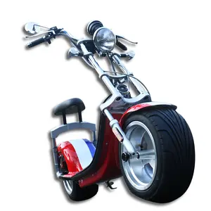 Pneu de gordura elétrico scooter moped com choques 2000w hub motor harlley e-bike motocicletas elétricas